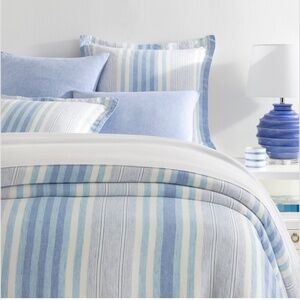 Arden Stripe Linen Duvet Cover - King